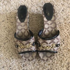 Coach wedges
